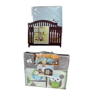 REAR! Just Born Babywise Essential 6 Piece Nursery Collection Crib Bedding Set